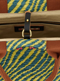 Marni Raffia Handbag Gold