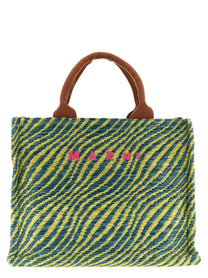 Marni Raffia Handbag Gold