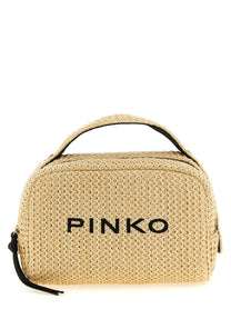 Pinko Raffia Small Beauty Beige