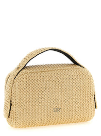 Pinko Raffia Small Beauty Beige