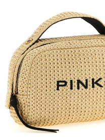 Pinko Raffia Small Beauty Beige