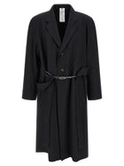 Magliano Raglan Chic Realease Trench Coat Black