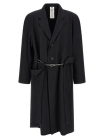 Magliano Raglan Chic Realease Trench Coat Black