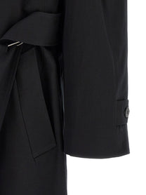 Magliano Raglan Chic Realease Trench Coat Black