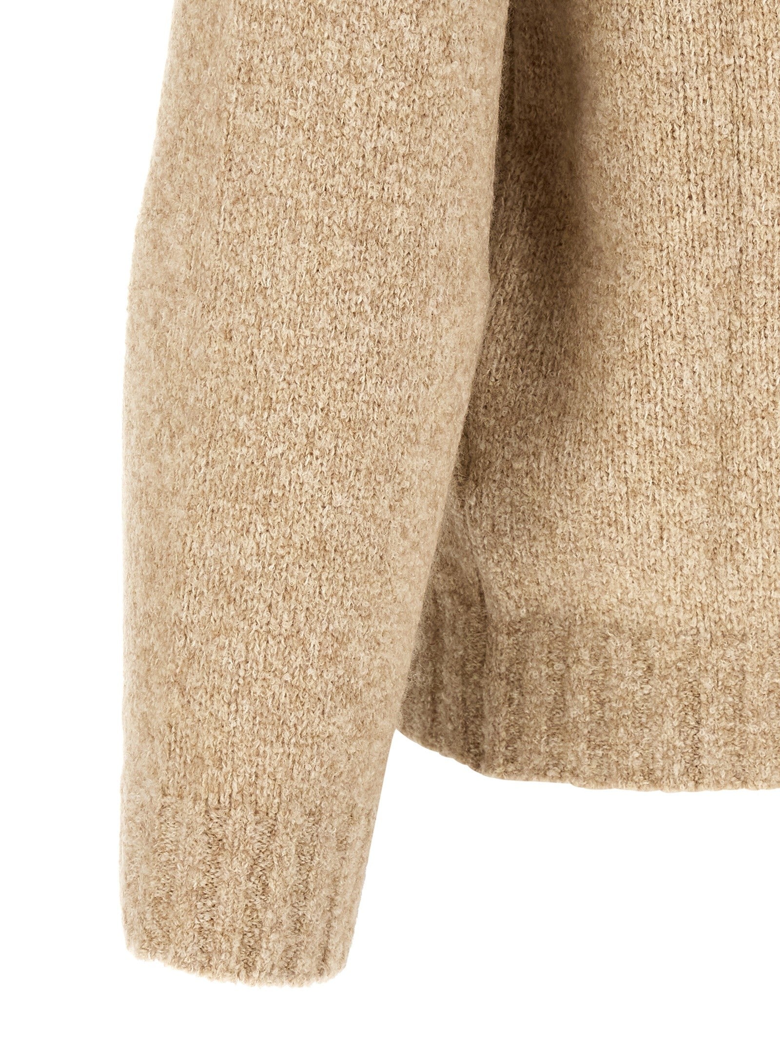 Brunello Cucinelli Raglan Sleeves Turtleneck Sweater Beige
