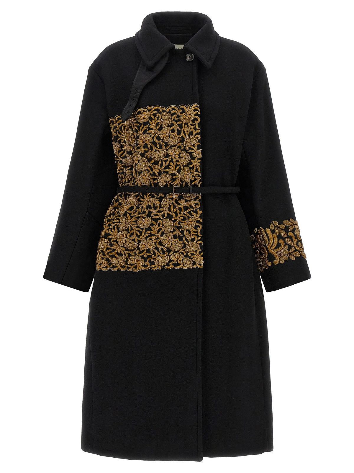 Dries Van Noten Rain Coat Black