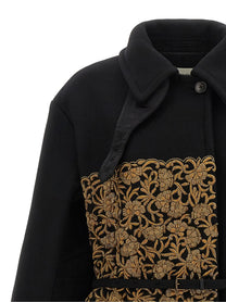 Dries Van Noten Rain Coat Black