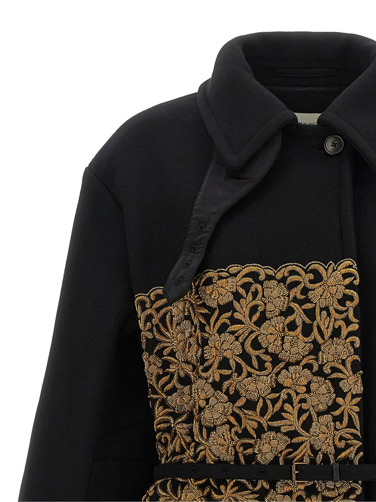 Dries Van Noten Rain Coat Black