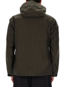 And Wander Men's Rain Jacket Green And Wander