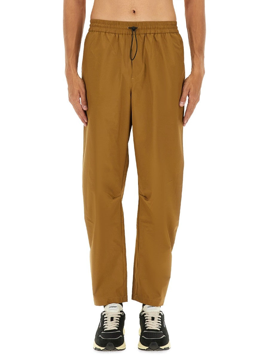 Autry Men's Rain Tech Nylon Pants Brown AUTRY