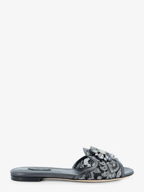 Dolce &amp; Gabbana Women's Rainbow Lace Sandals Blue