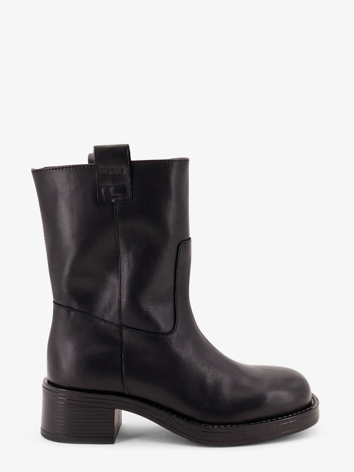 Alohas Women's Rajan Leather Ankle Boots Black