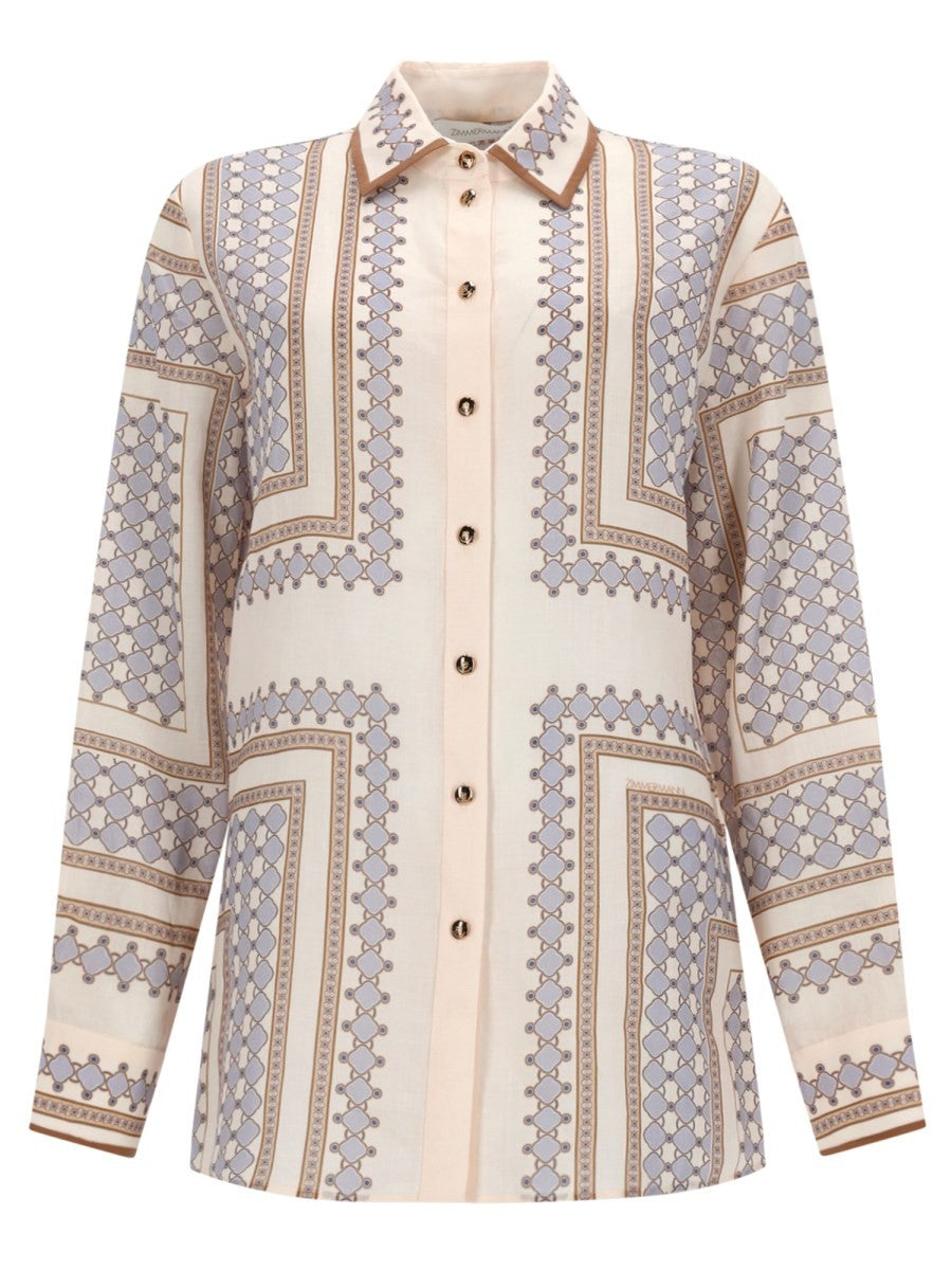 Zimmermann Women's Ramie Shirt Beige