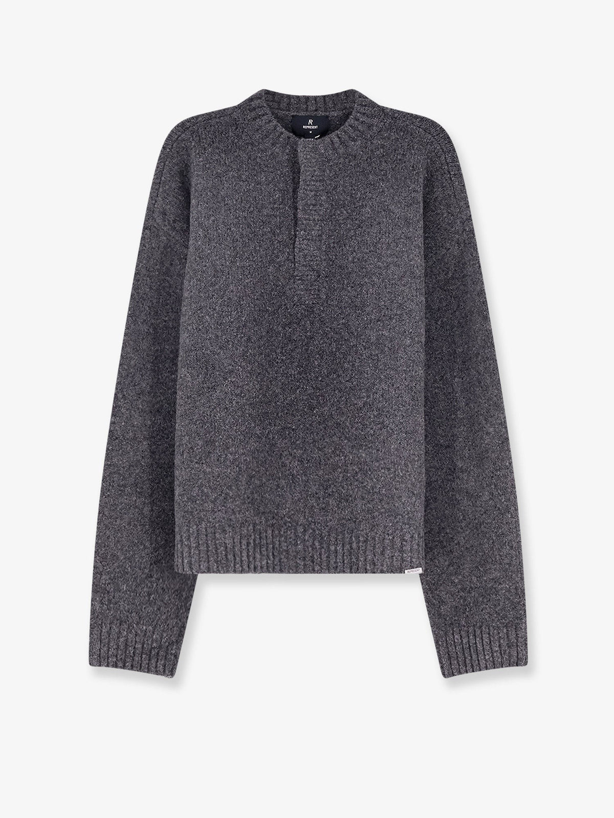 Represent Men's Ramone Wool and Nylon Blend Sweater Grey
