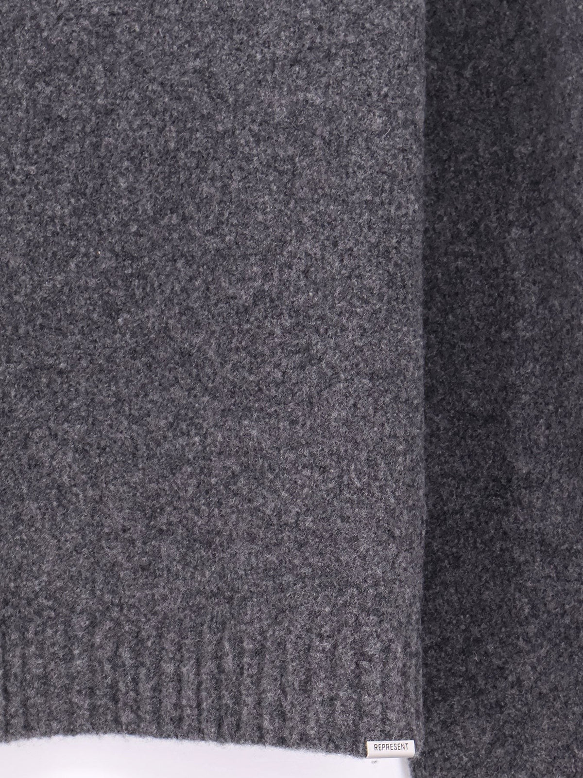 Represent Men's Ramone Wool and Nylon Blend Sweater Grey
