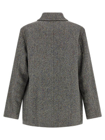 Dries Van Noten Randale Coat Grey