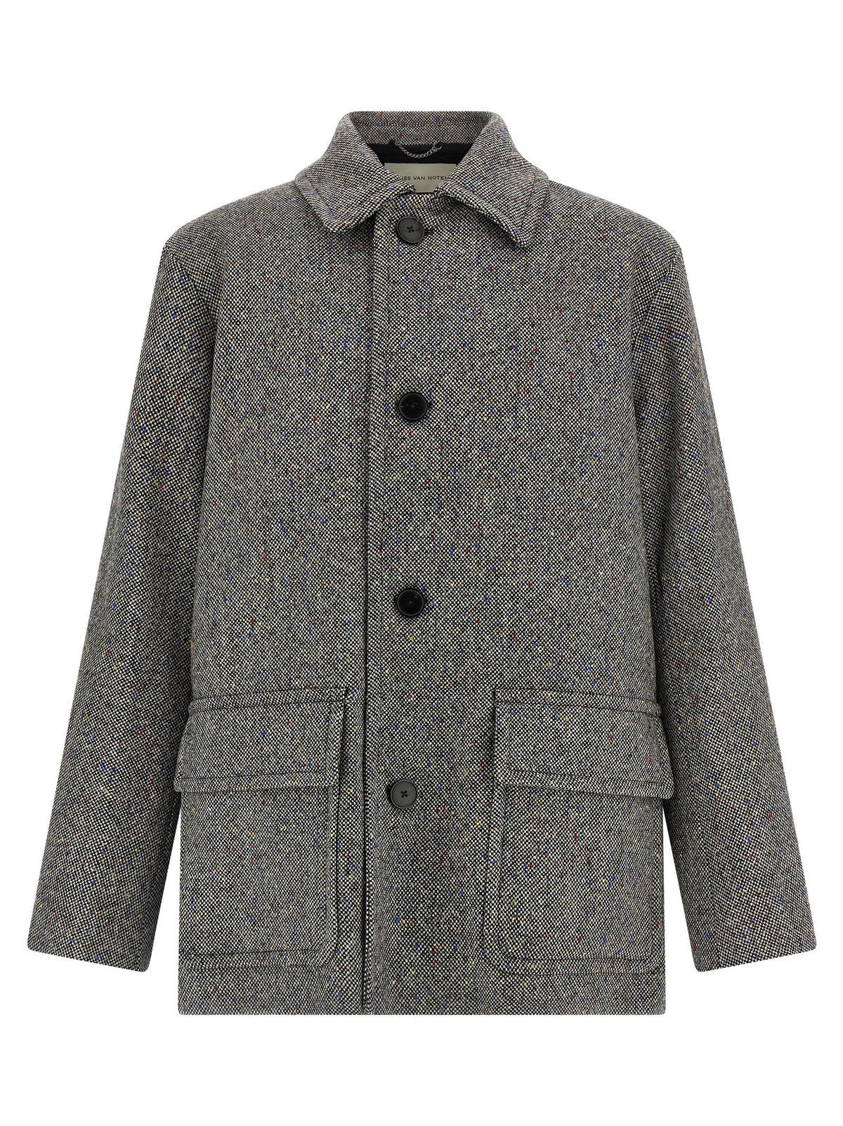 Dries Van Noten Randale Coat Grey