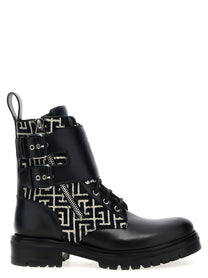Balmain Ranger Ankle Boots Black