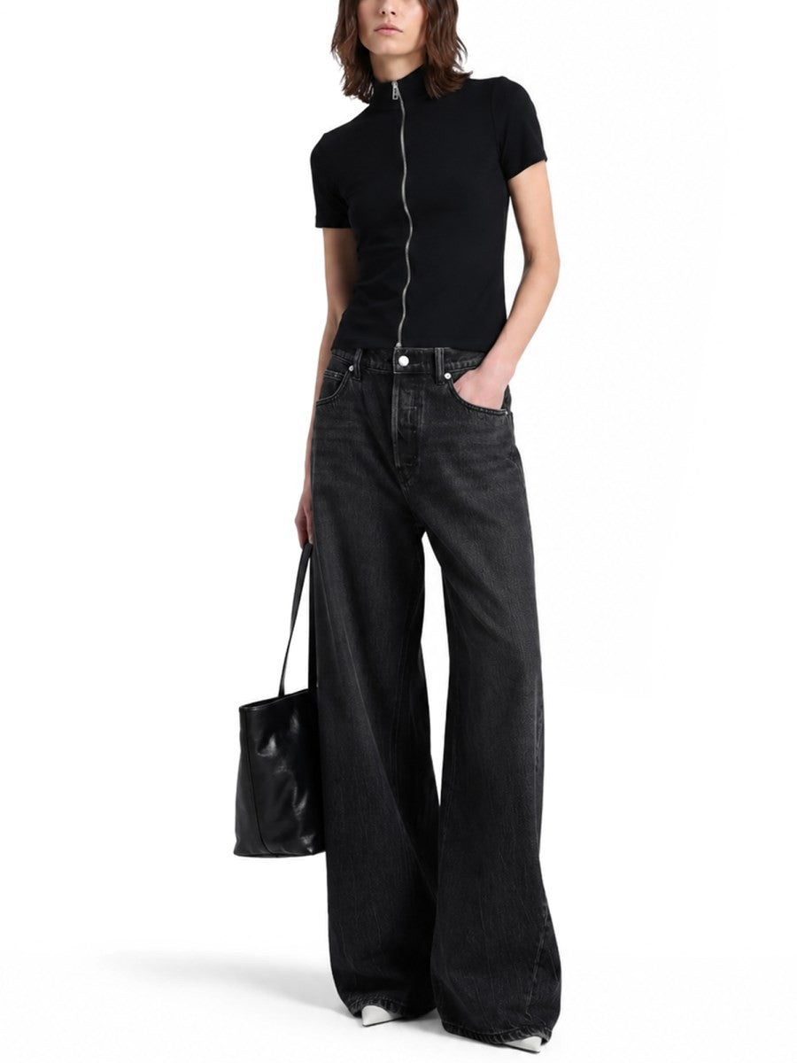 alexanderwang Women's Rashguard Top Black