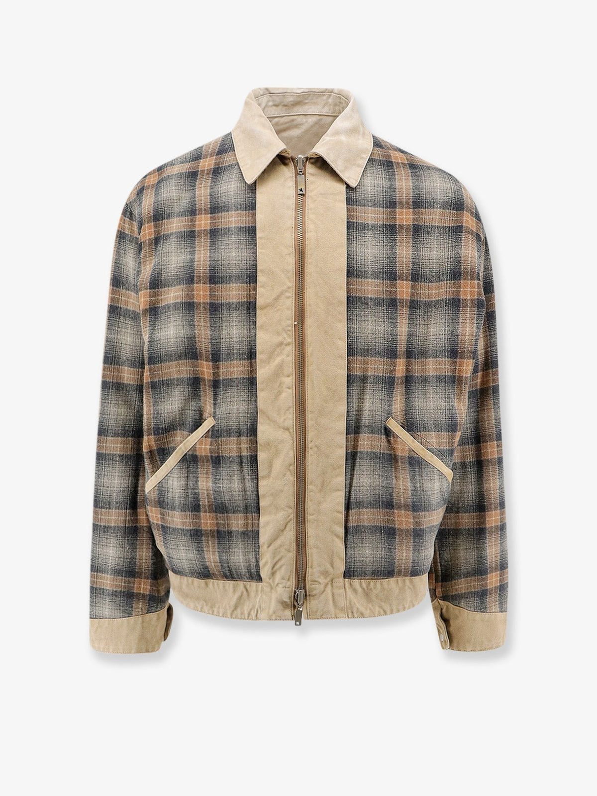 Golden Goose Unisex Raul Reversible Panama Vintage Cotton Jacket CARTOUCHE, view 4