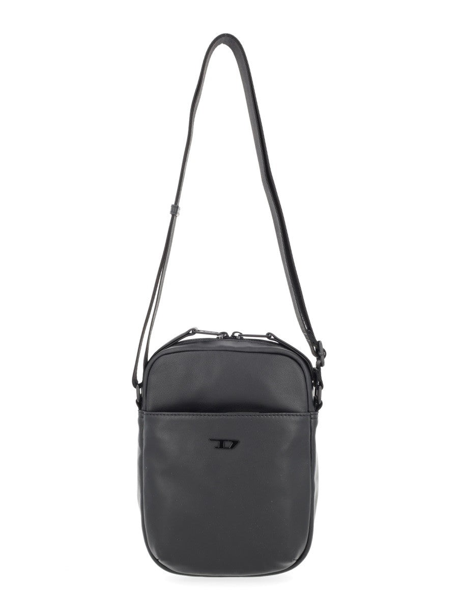 Diesel Unisex Rave Crossbody Bag Black Diesel