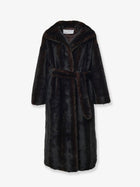 The Frankie Shop Women's Ravello Faux Fur Coat Brown