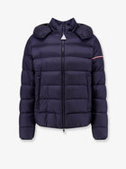 Moncler Men's Ravenlock Light Technical Fabric Down Jacket Blue