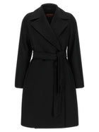 Max Mara Studio Ravenna Coat Black
