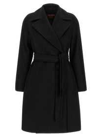 Max Mara Studio Ravenna Coat Black