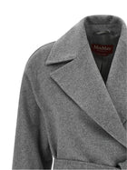 Max Mara Studio Ravenna Coat Grey, view 3