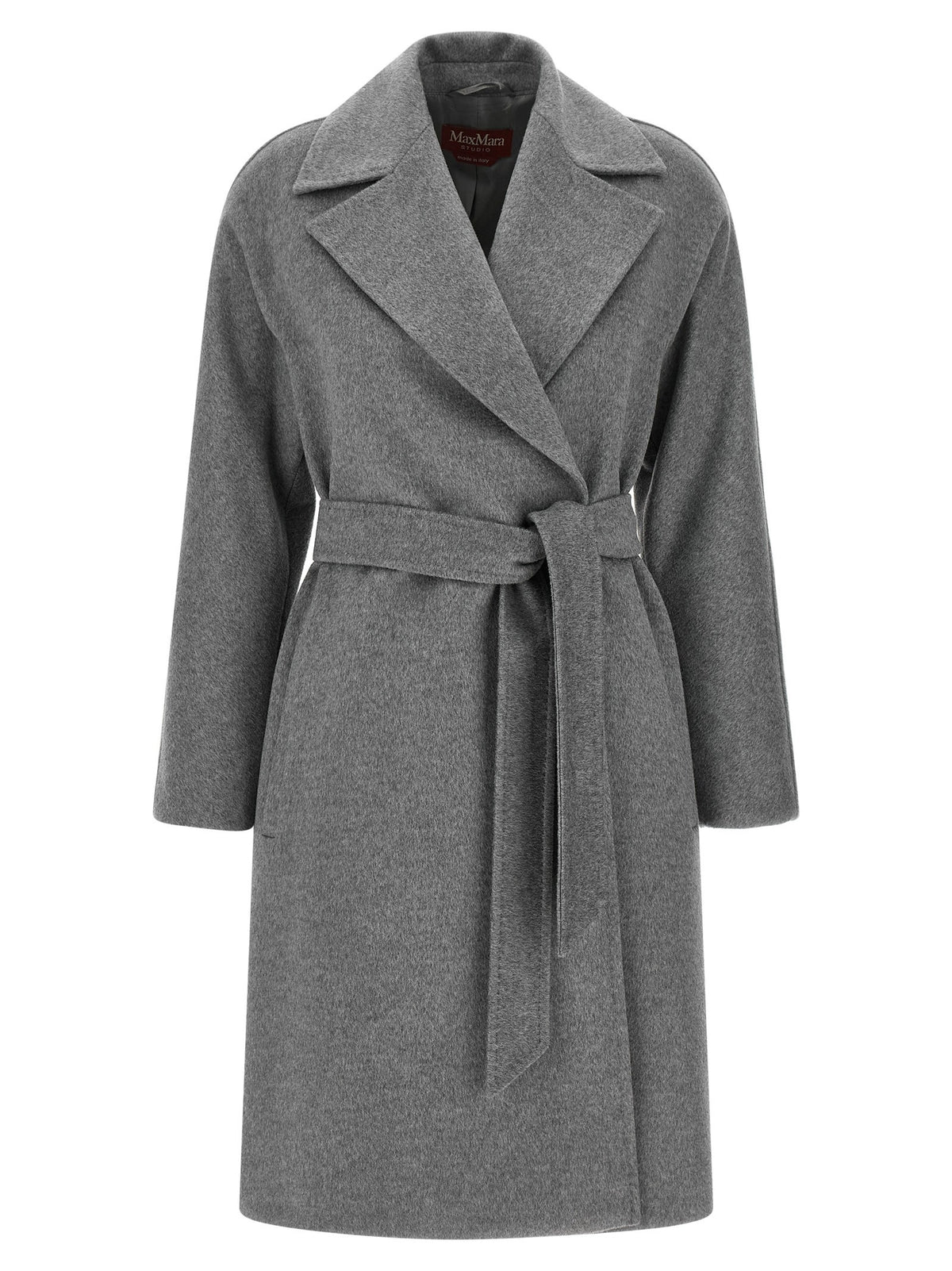 Max Mara Studio Ravenna Coat Grey