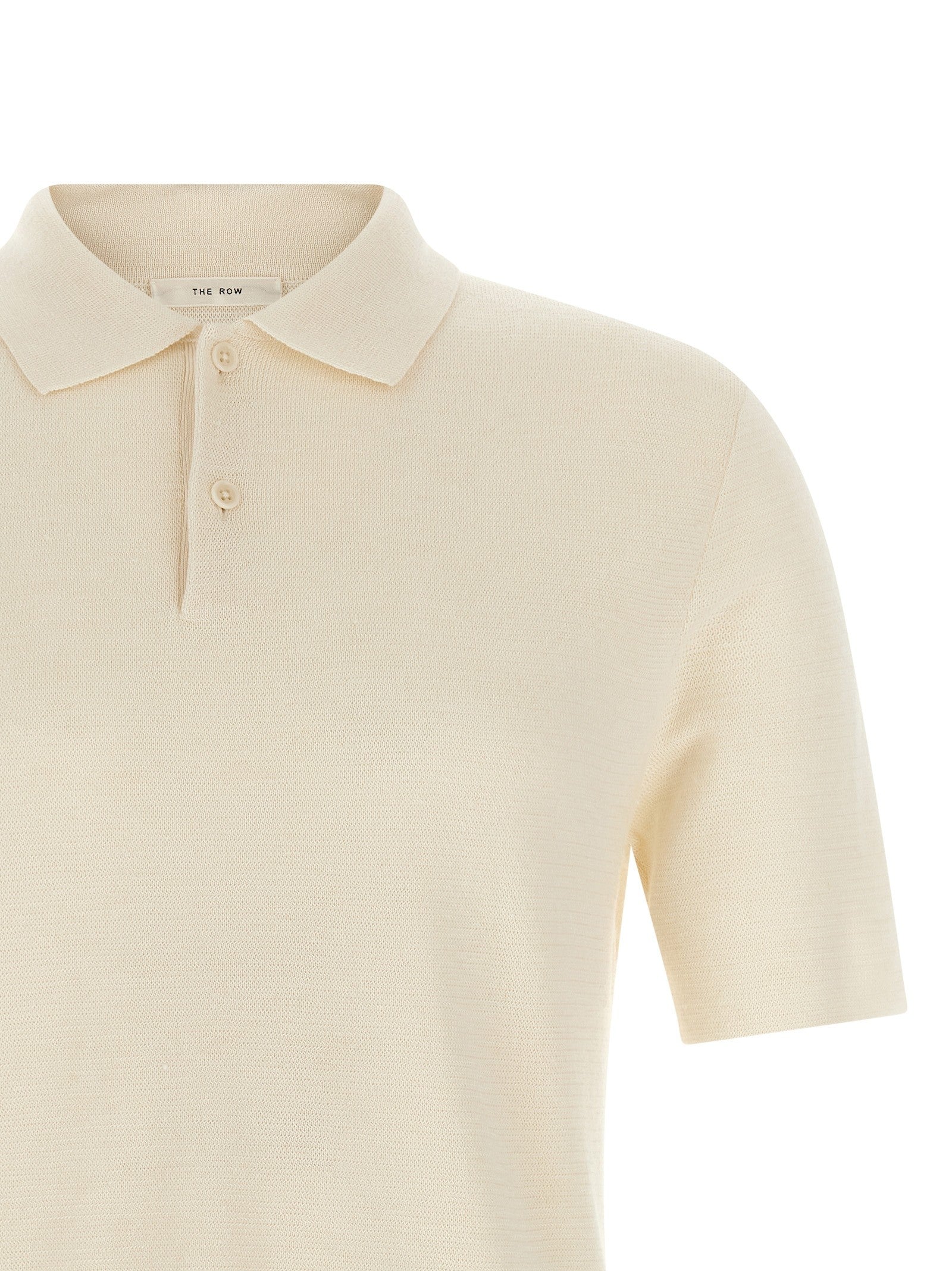 The Row Ravi Polo Shirt White