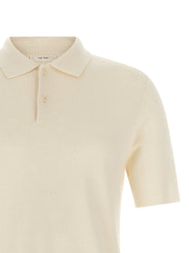 The Row Ravi Polo Shirt White