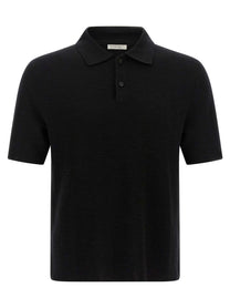 The Row Ravi Polo Shirt Black