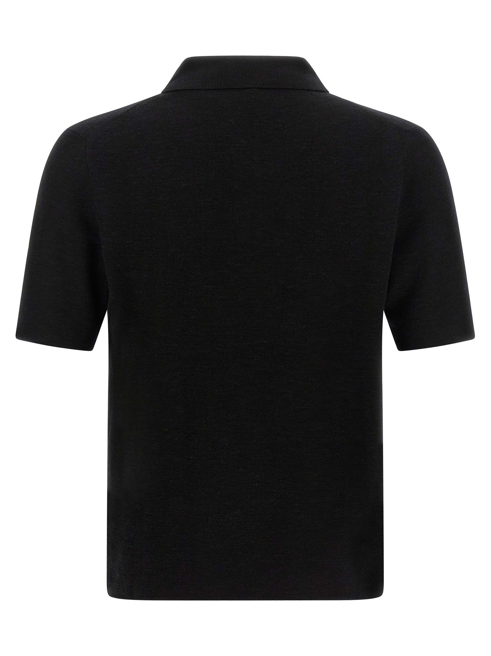 The Row Ravi Polo Shirt Black