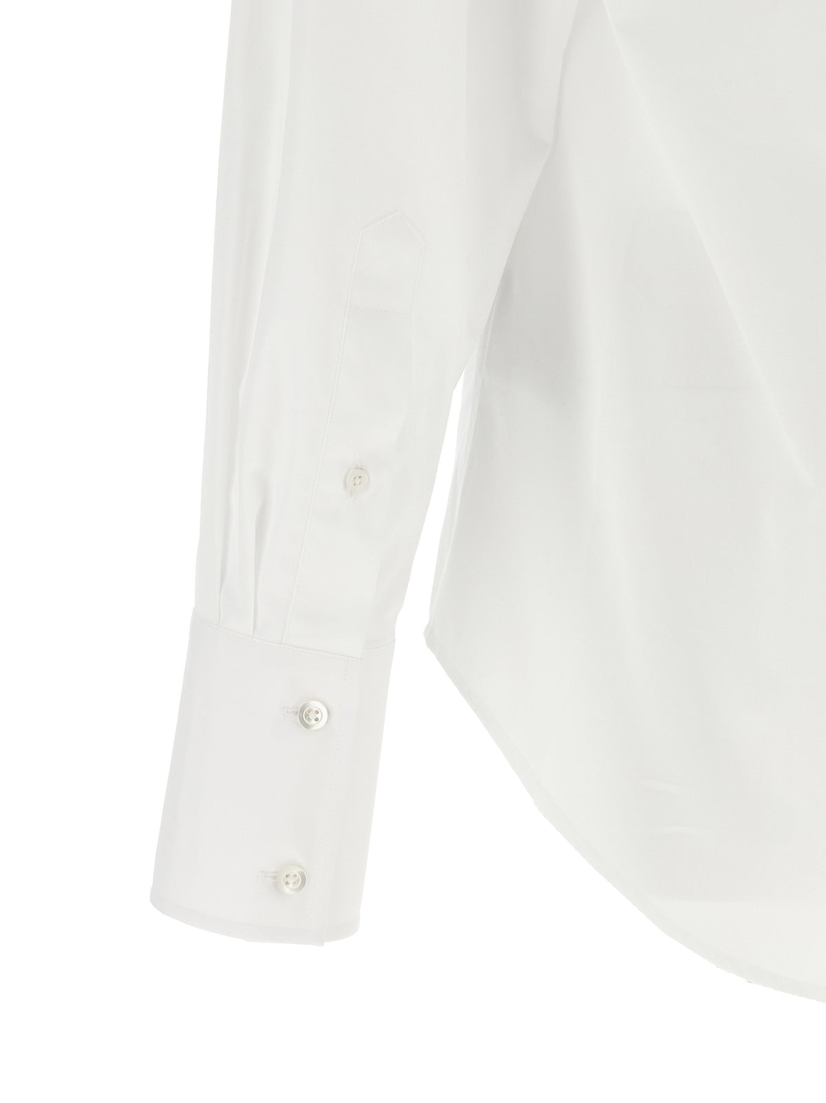 Maison Margiela Raw Cut Hem Shirt White