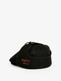 Walk In Paris Men's Raw Denim Sherlock Hat Blue