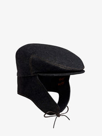 Walk In Paris Men's Raw Denim Sherlock Hat Blue