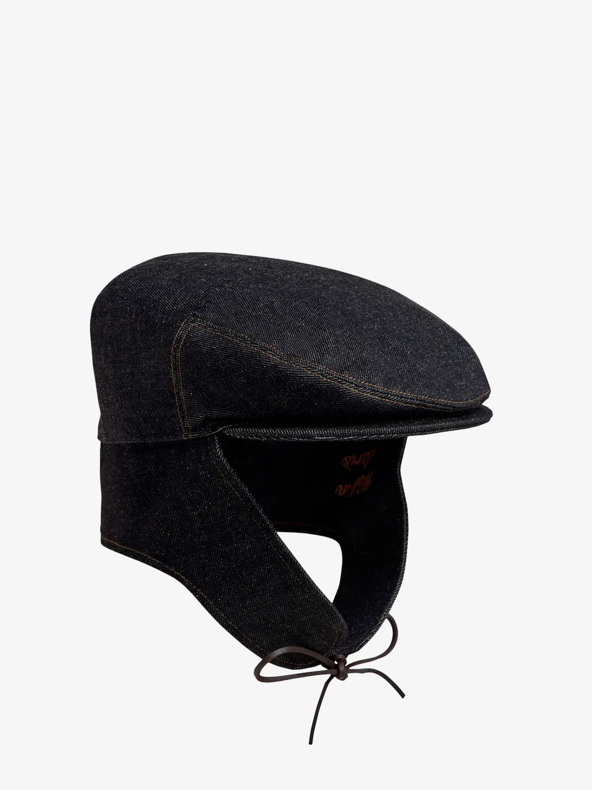 Walk In Paris Men's Raw Denim Sherlock Hat Blue