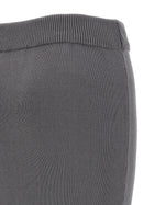 Entire Studios Raw Knit Skirt Grey, view 4