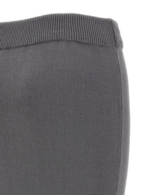 Entire Studios Raw Knit Skirt Grey, view 4