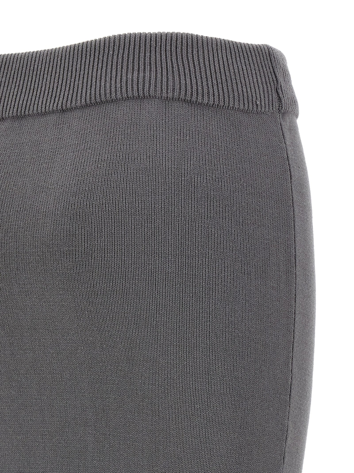 Entire Studios Raw Knit Skirt Grey, view 4
