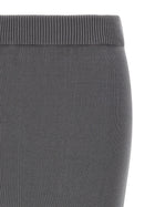 Entire Studios Raw Knit Skirt Grey, view 3