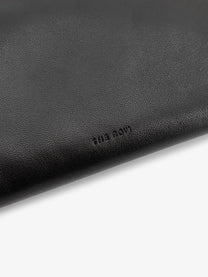 The Row Women's Ray Leather Clutch Bag Black