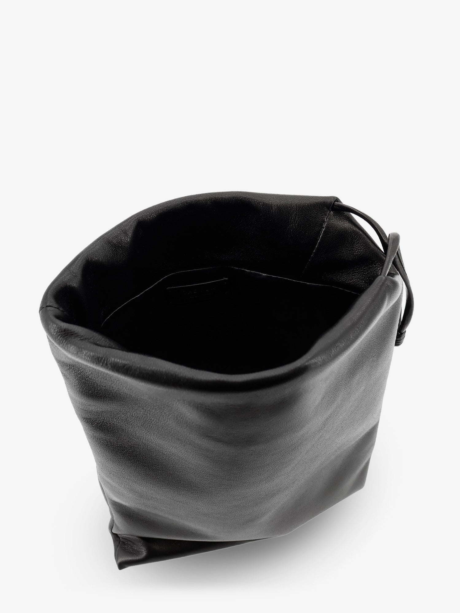 The Row Women's Ray Leather Clutch Bag Black