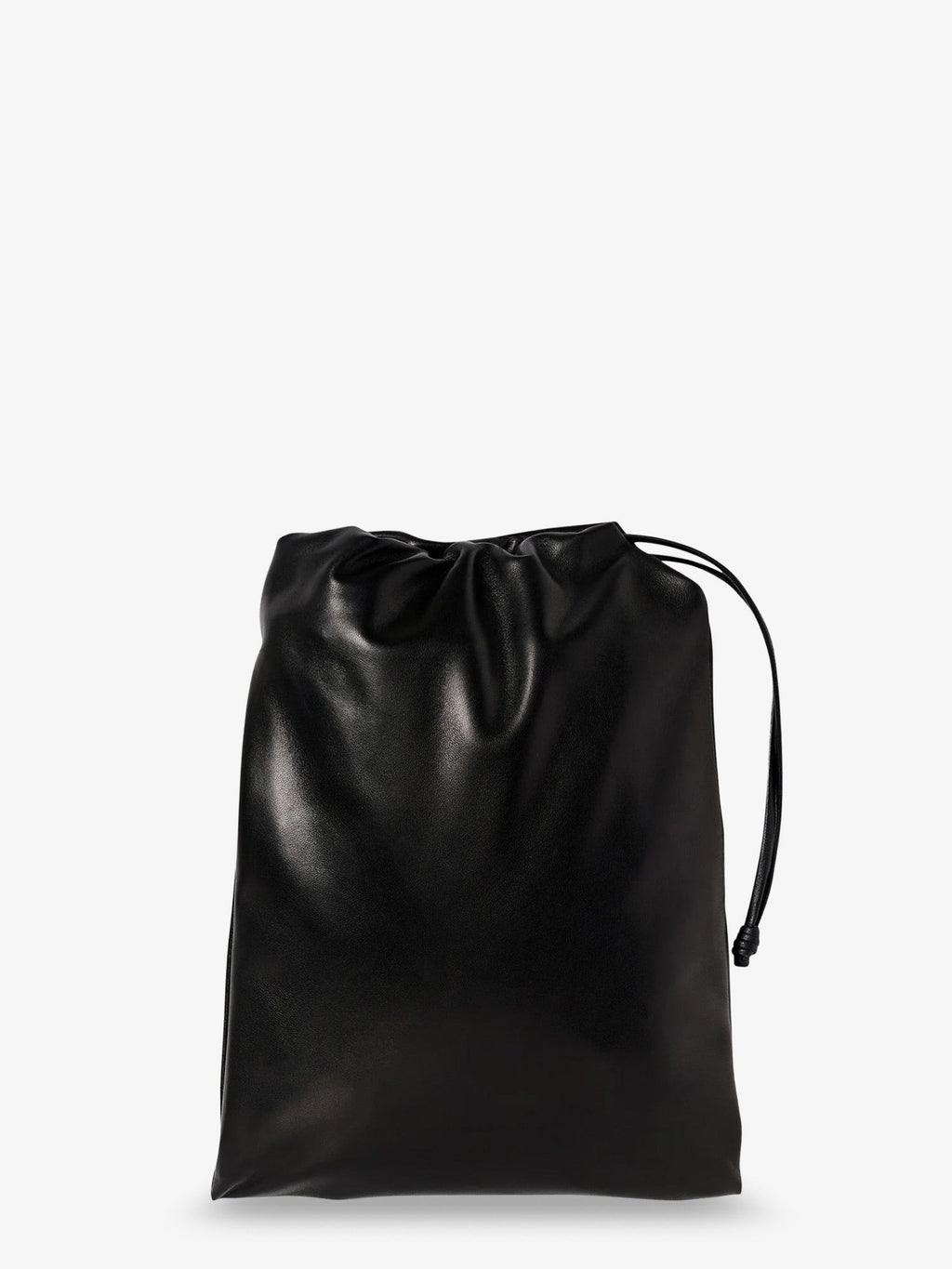 The Row Women's Ray Leather Clutch Bag Black
