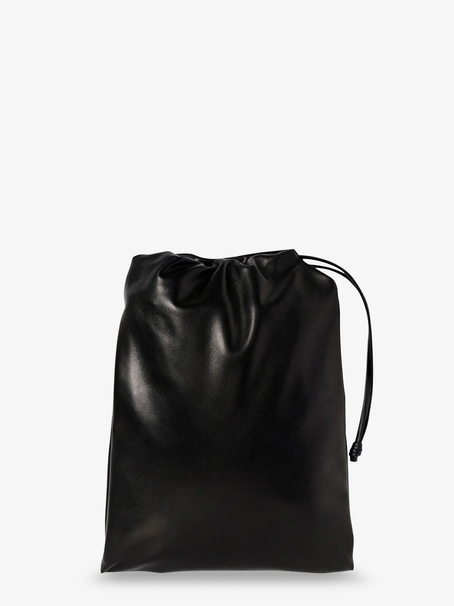 The Row Women's Ray Leather Clutch Bag Black