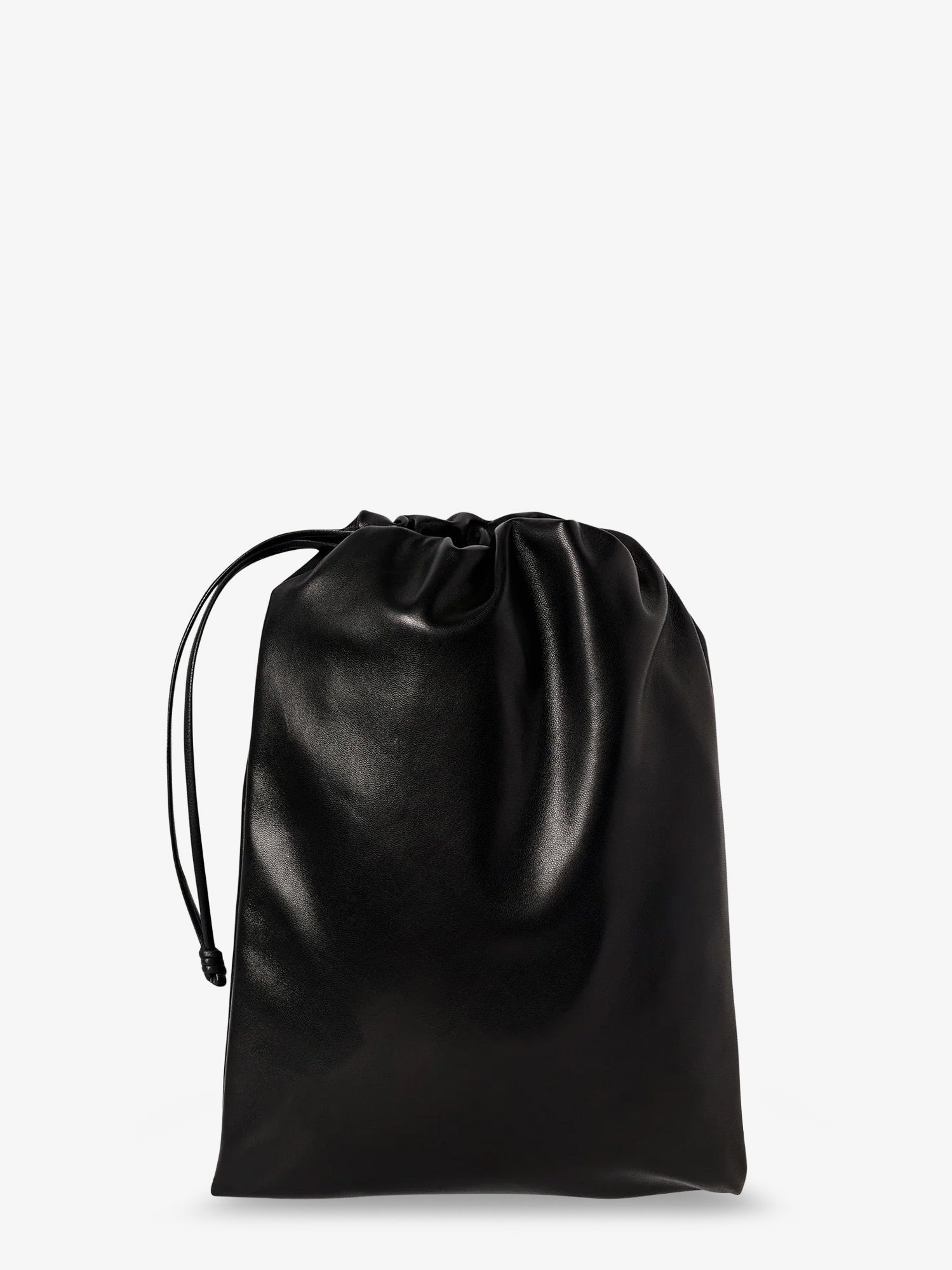 The Row Women's Ray Leather Clutch Bag Black