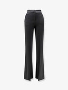 Actualee Women's Rayon Blend Trousers Black