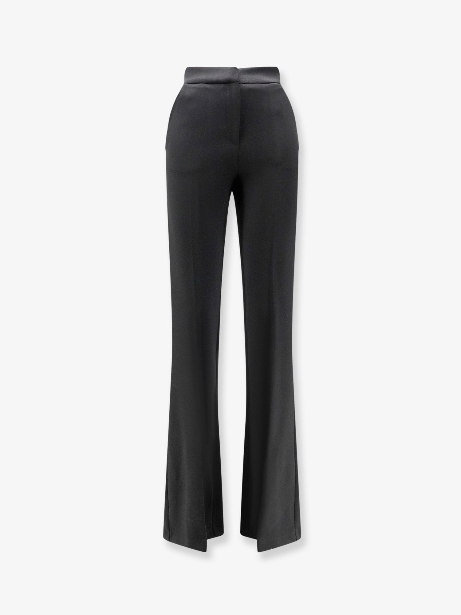 Actualee Women's Rayon Blend Trousers Black